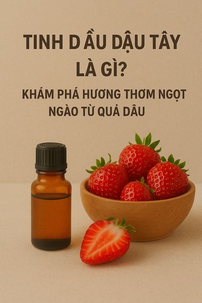 Tinh dầu dâu tây là gì? Khám phá hương thơm ngọt ngào từ quả dâu